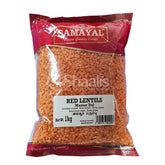 Samayal Masoor Dal (Red Split Lentils) 1kg^ - Shaalis.com