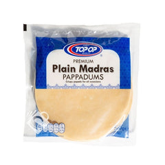 Top Op Madras Plain Papads (6 Inch) 200g