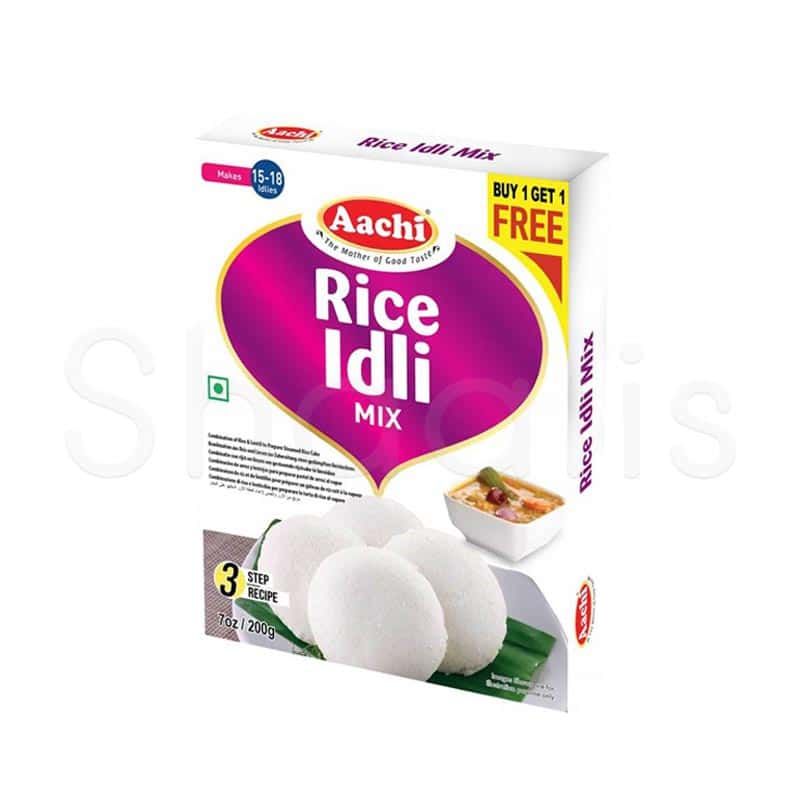 Aachi Rice idli Mix 200g (Buy 1 Get 1 Free)^ - Shaalis.com