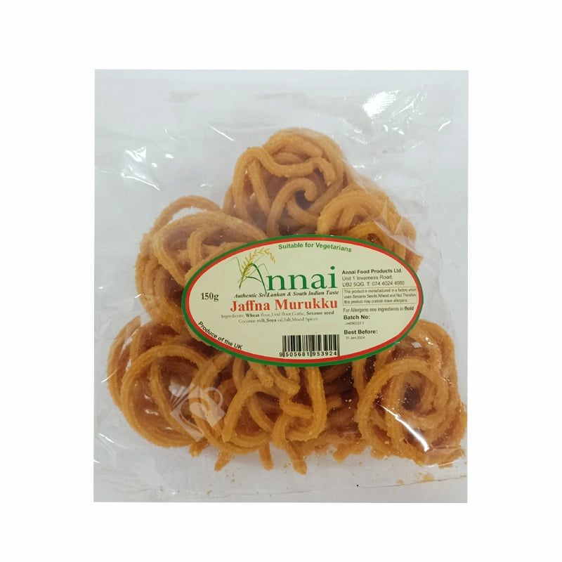 Annai Jaffna Murukku 150g^ - Shaalis.com