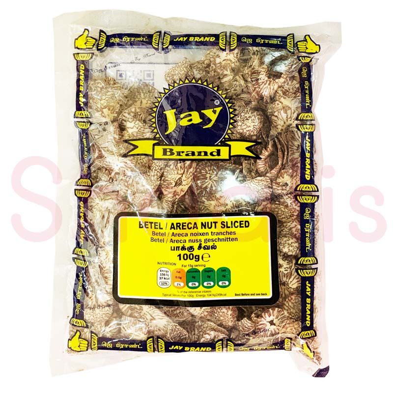 Jay Betel/Areca Nut Sliced 100g^ - Shaalis.com