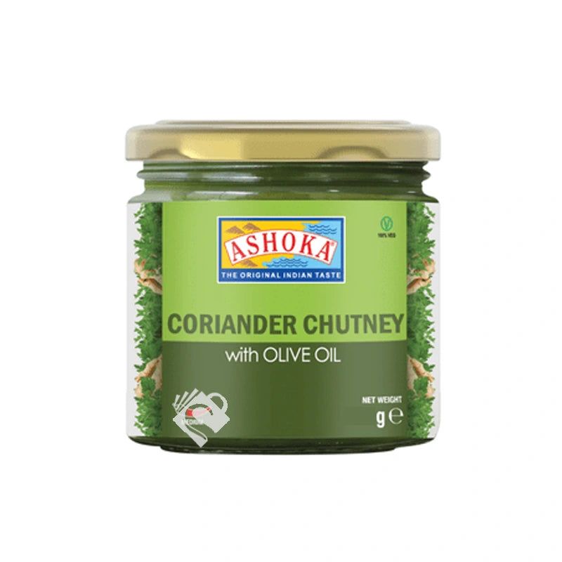 Ashoka Coriander Chutney with Olive Oil 250g^ - Shaalis.com