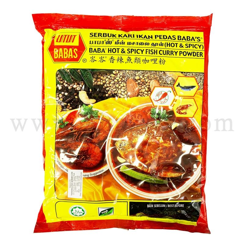 BABAS Hot & Spicy Fish Curry Powder 1kg^ - Shaalis.com