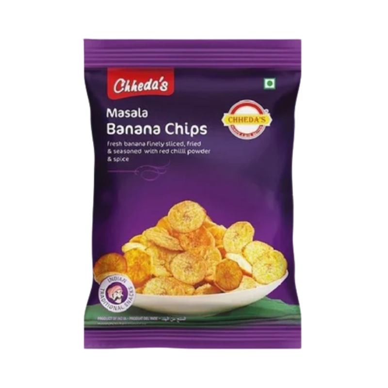 Chheda's Banana Chips Round Masala 50g