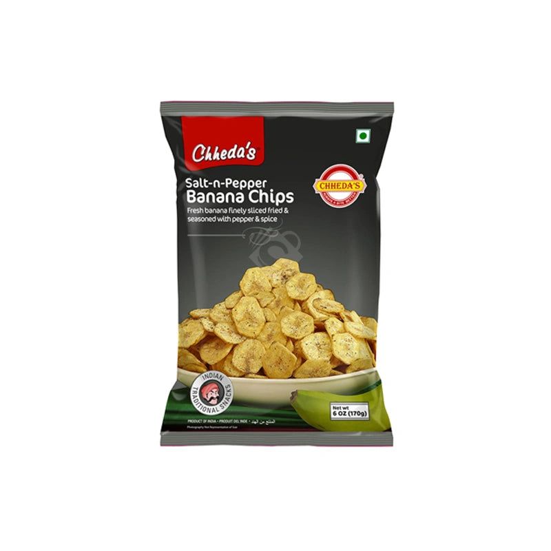 Chheda's Banana Chips Salt-N-Pepper 170g^ - Shaalis.com
