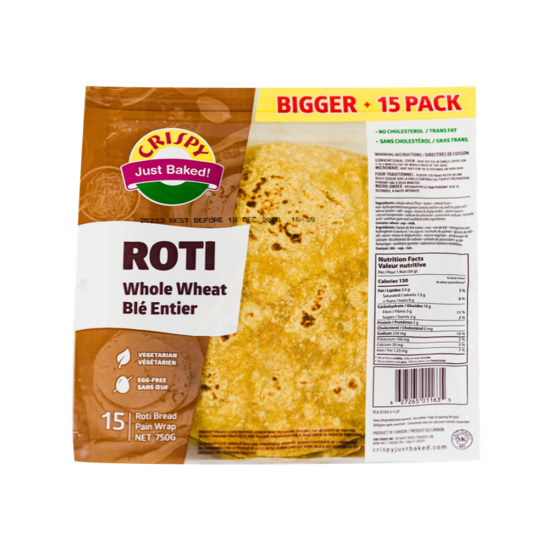 Crispy Whole Wheat Rumali Roti 600g