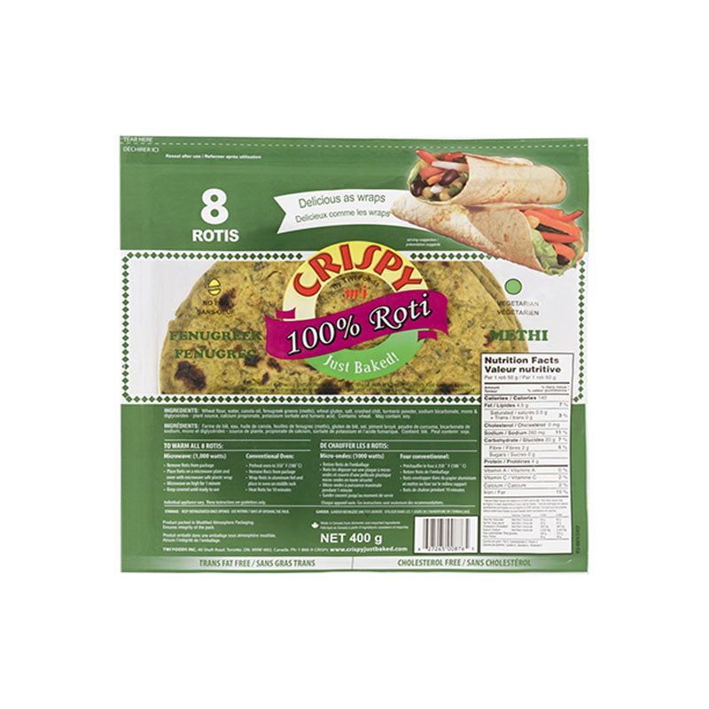 Crispy Methi Roti 400g^ - Shaalis.com
