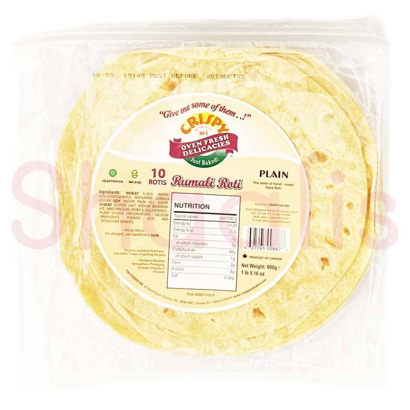 Crispy Plain Rumali Roti 600g^ – Shaalis.com