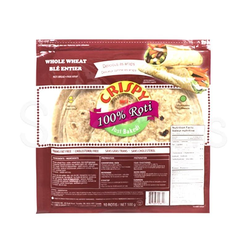 Khalid Roti Crispy Roti Whole Wheat 750g^ – Shaalis.com