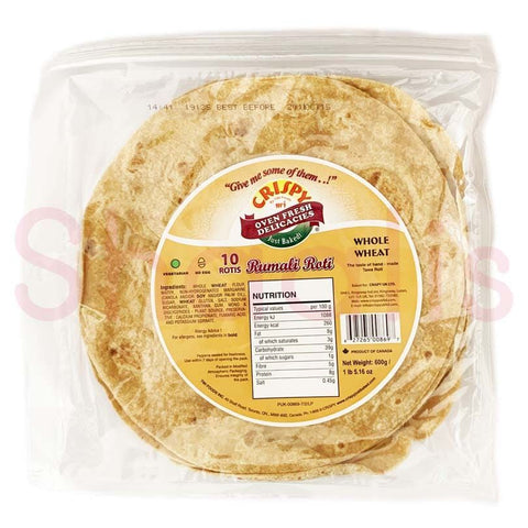 Crispy Whole Wheat Rumali Roti 600g^ – Shaalis.com