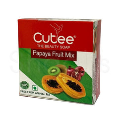 Cutee The Beauty Soap Papaya Fruit Mix - Shaalis.com