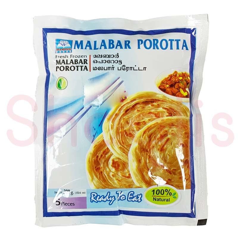 Diamond Foods Malabar Porotta 300g (Buy 1 get 1 free)^ - Shaalis.com
