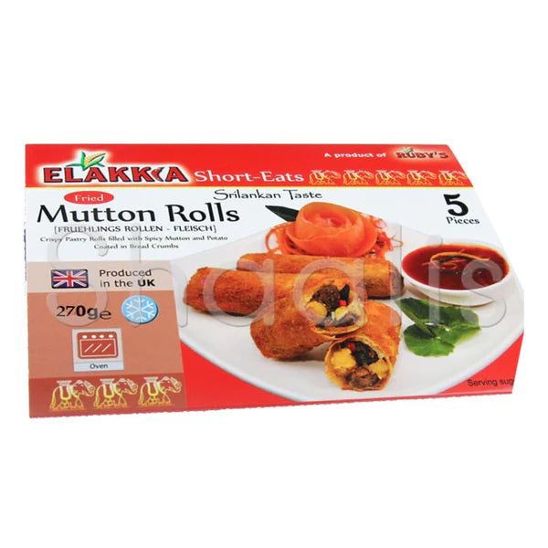 Elakkia Short Eats Mutton Rolls (Uncooked) 12pcs^ - Shaalis.com