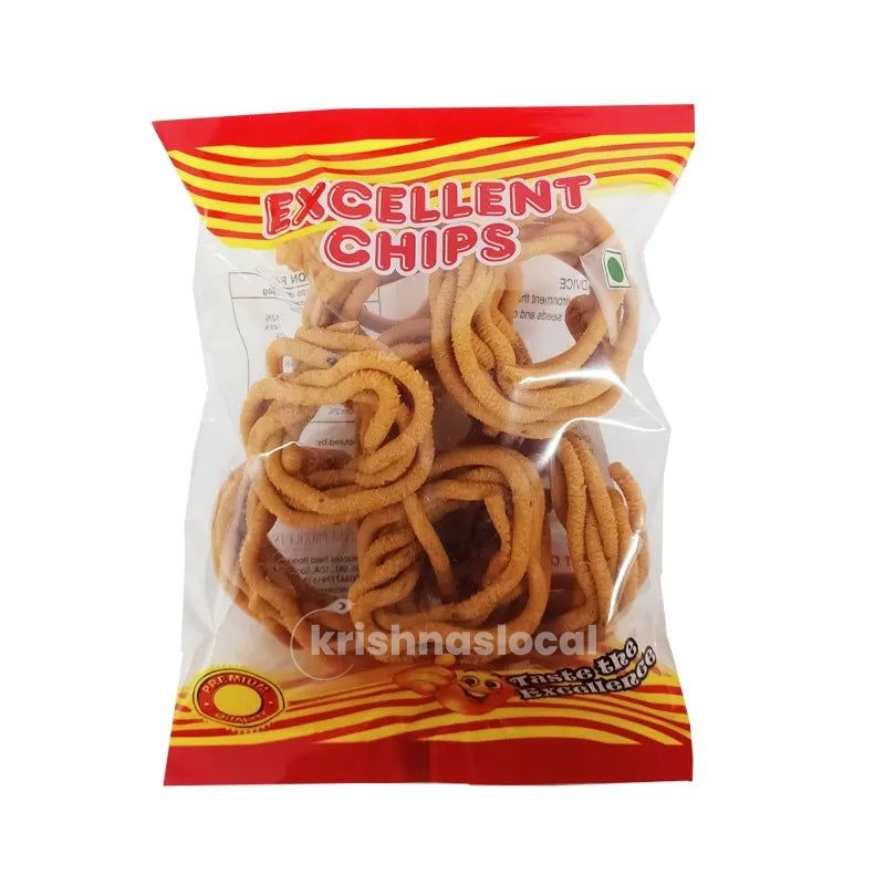 Excellent chips Special Murukku (Chilly) 150g^ - Shaalis.com