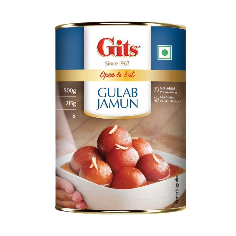 Gits Gulab Jamun in Tin 500g