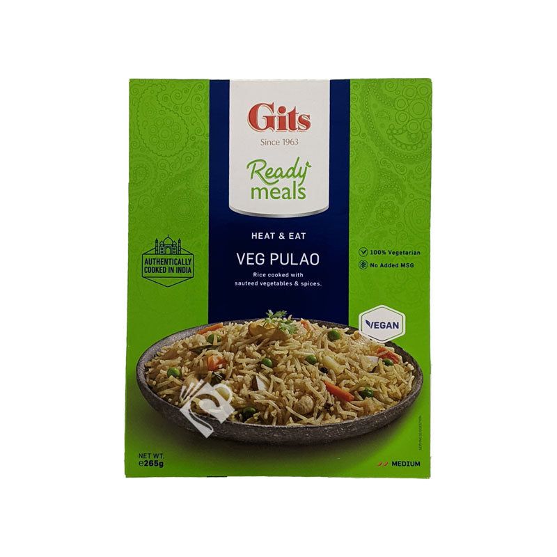 Gits Ready Meals Veg Pulao 265g - Shaalis.com