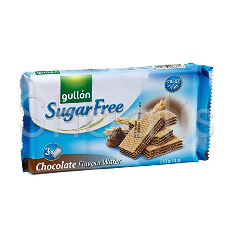 Gullon Sugar Free Chocolate Flavour Wafer 180g^ - Shaalis.com