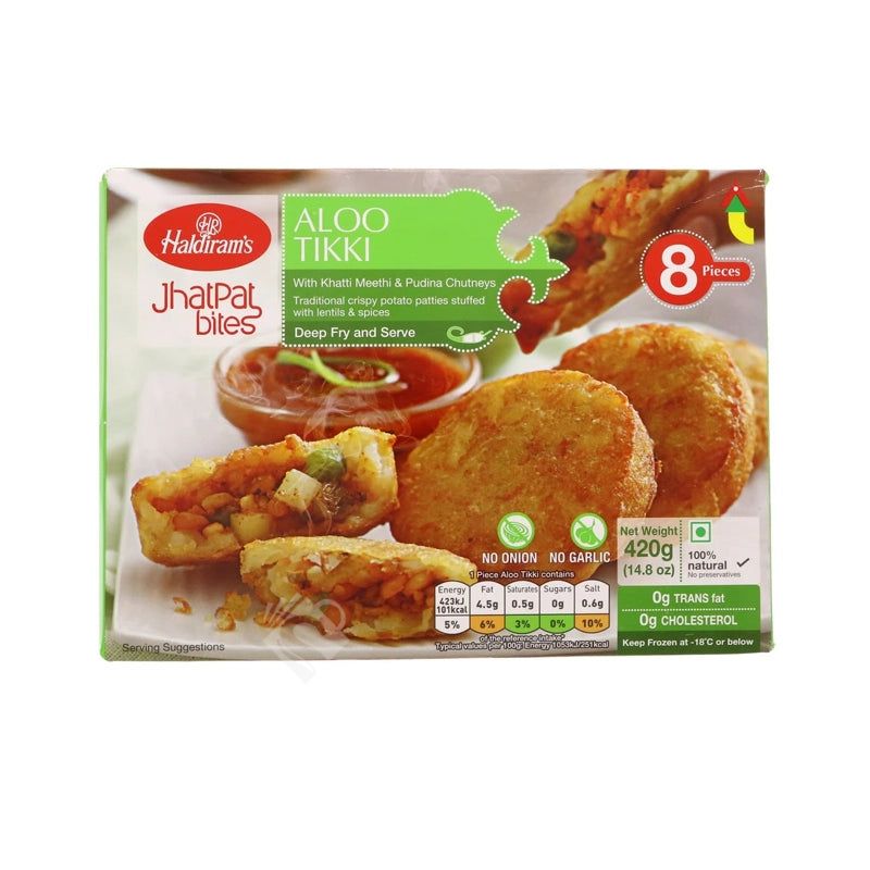 Haldirams Aloo Tikka 420g^ - Shaalis.com