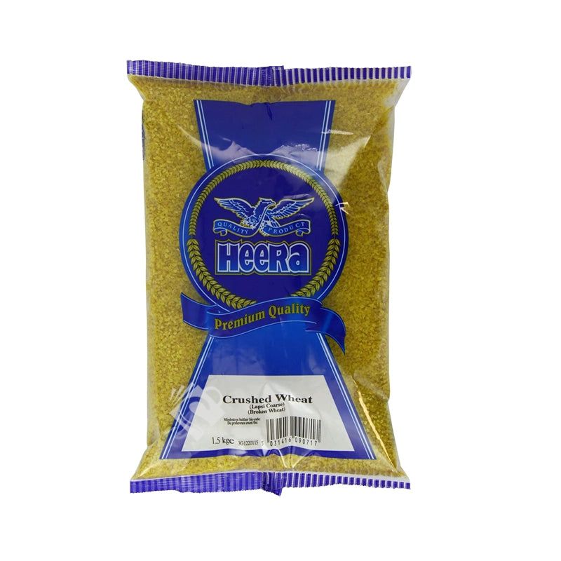 Heera Broken Wheat Coarse Lapsi 1.5kg^ - Shaalis.com