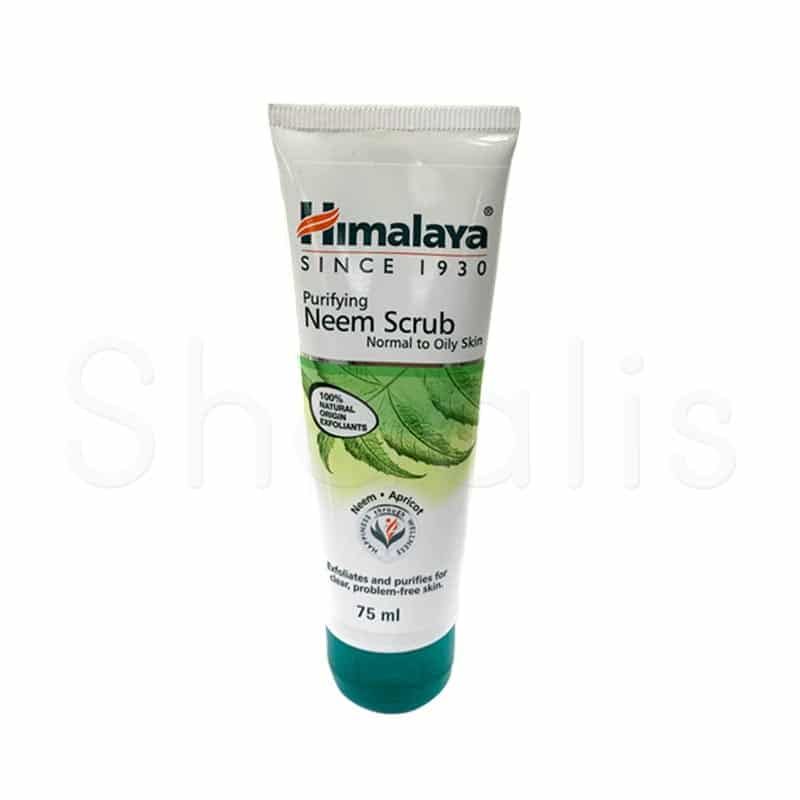 Himalaya Purifying Neem Scrub Normal to Oily Skin 75ml - Shaalis.com
