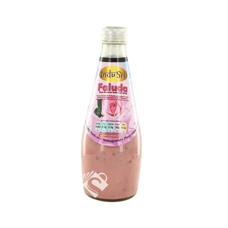 Indu Sri Faluda Rose with Basil Seed 290ml