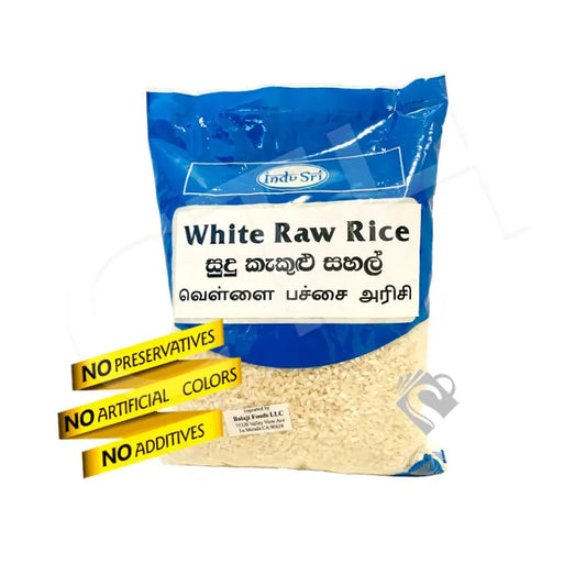 Indu Sri White Raw Rice 1kg^