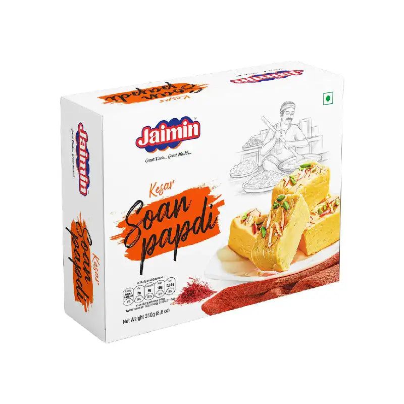 Jaimin Kesar Soan Papadi 250g^ - Shaalis.com