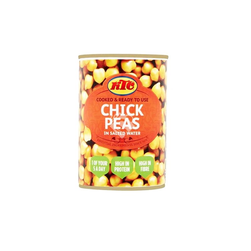 KTC Chick peas in salted water  400g^ - Shaalis.com