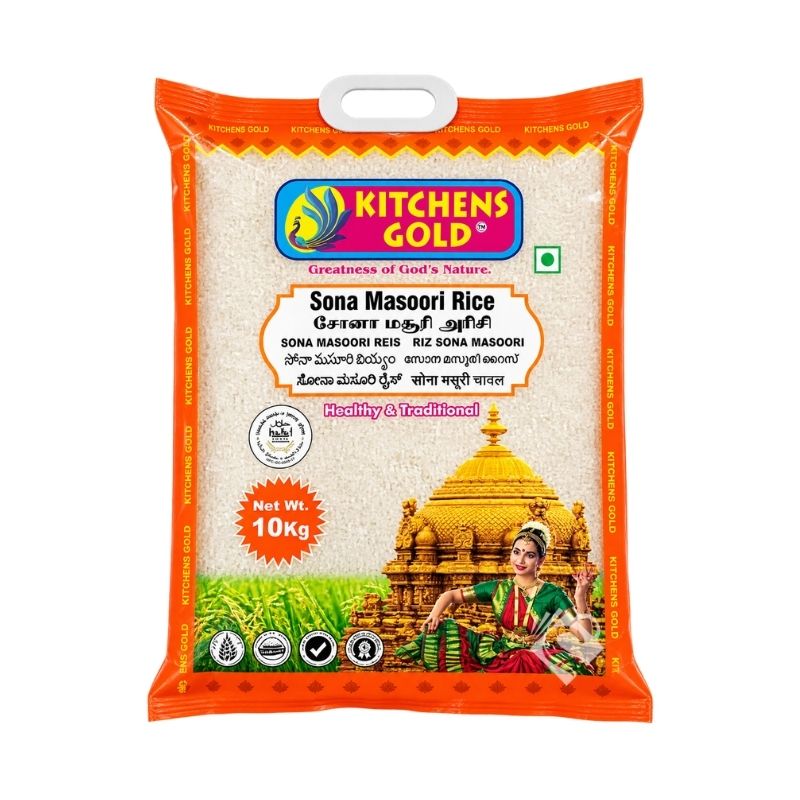 Kitchens Gold Sona Masoori Rice 10Kg