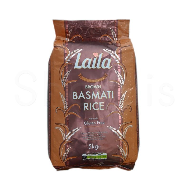 Laila Brown Basmati Rice 5kg^ - Shaalis.com