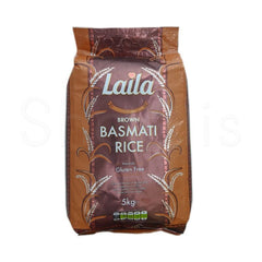 Laila Brown Basmati Rice 5kg^ - Shaalis.com
