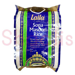 Laila Sona Masoori Rice 5kg - Shaalis.com