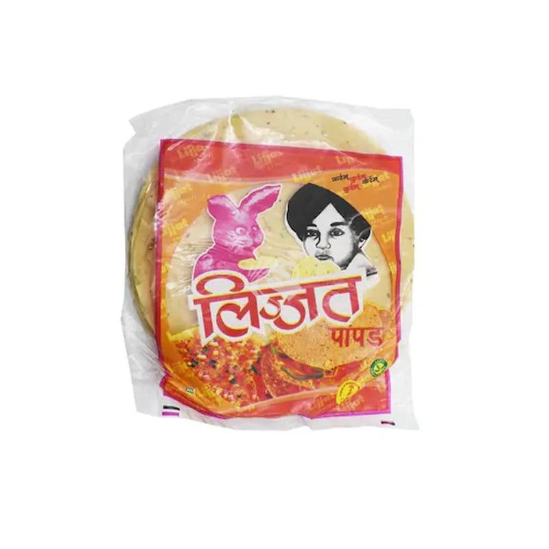 Lijjat Plain Urid Papad 200g^ - Shaalis.com