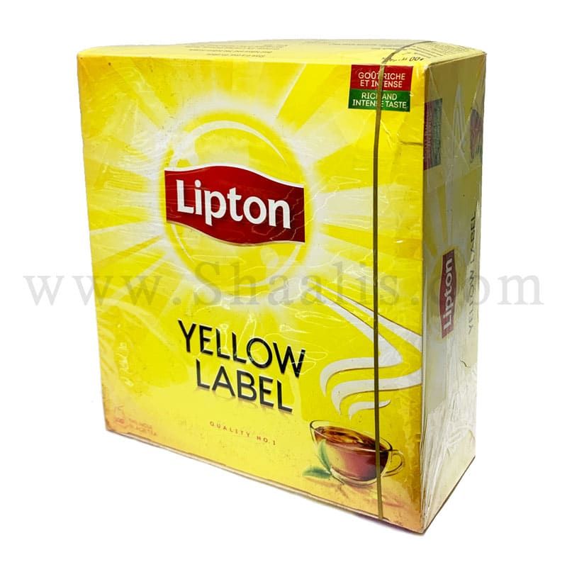 Lipton Yellow Label Tea 200g (100 bags)^ - Shaalis.com