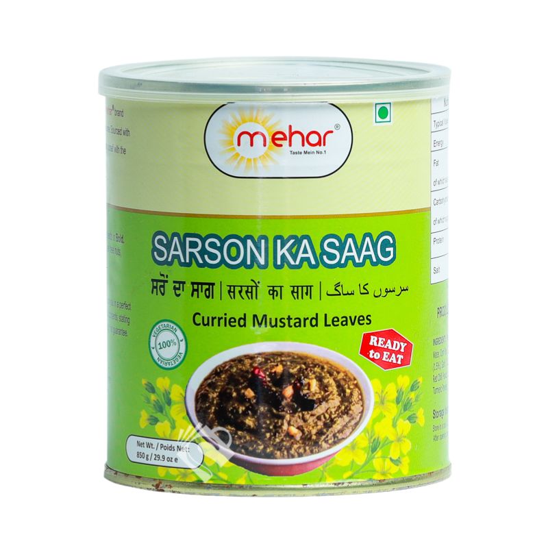 Mehar Desi Sarson Saag 850g