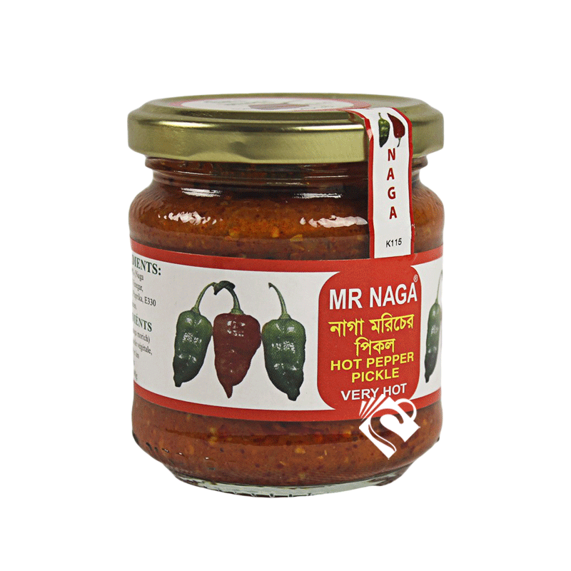 Mr Naga Hot Pepper Pickle 190g^