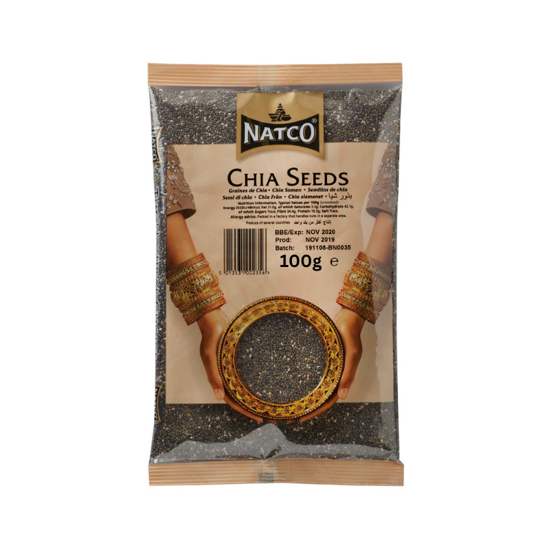 Natco Chia Seeds Black 100g