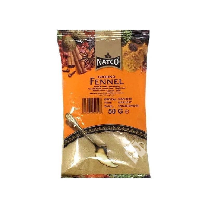 Natco Ground Fennel 50g^ - Shaalis.com