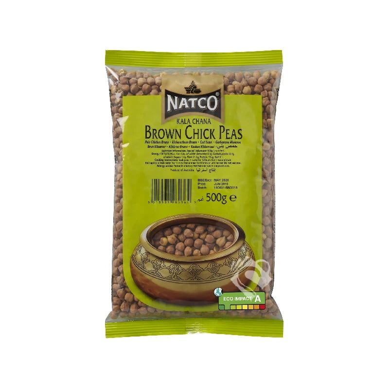 Natco Kala Chana Brown Chick Peas 1kg^ - Shaalis.com