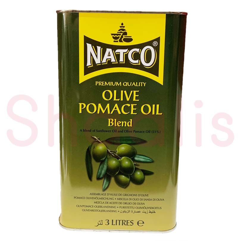 Natco Olive Oil Pomace Oil Blend 3l - Shaalis.com