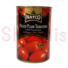 Natco Peeled Plum Tomatoes 400g^ - Shaalis.com
