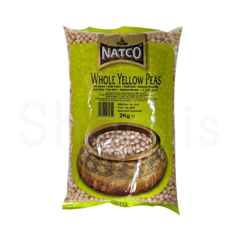 Natco Whole Peas Yellow 2kg^ - Shaalis.com