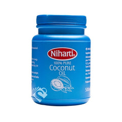 Niharti Pure Coconut Oil 500ml (Blue Jar)