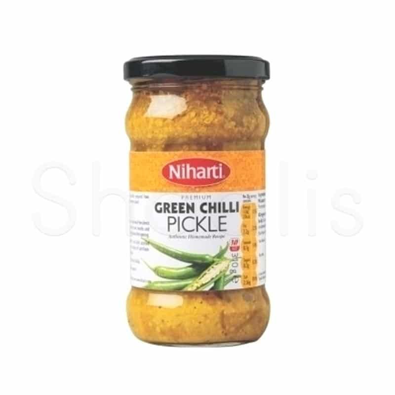 Niharti Green Chilli Pickle 290g - Shaalis.com