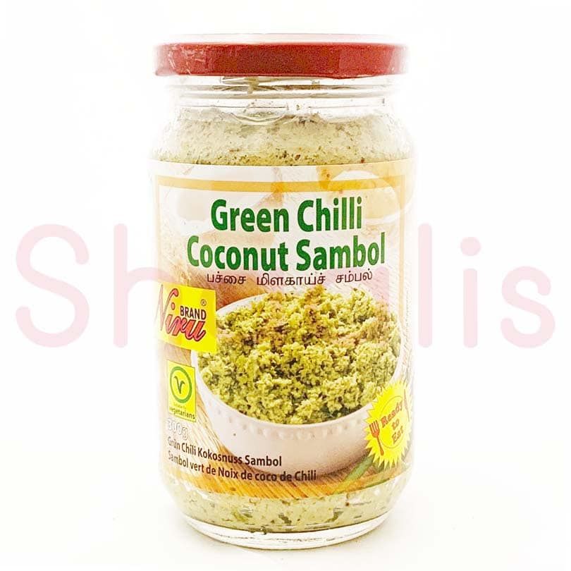 Niru Green Chilli Coconut Sambol 300g - Shaalis.com