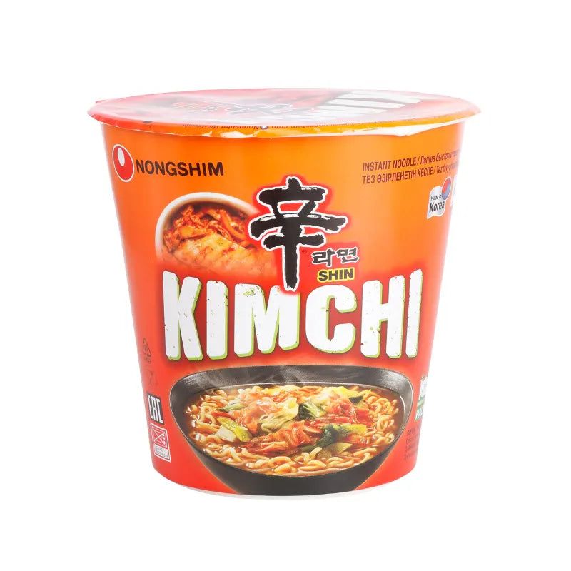 Nongshim Shin Kimchi Noodles(orange cup) 68g^ - Shaalis.com