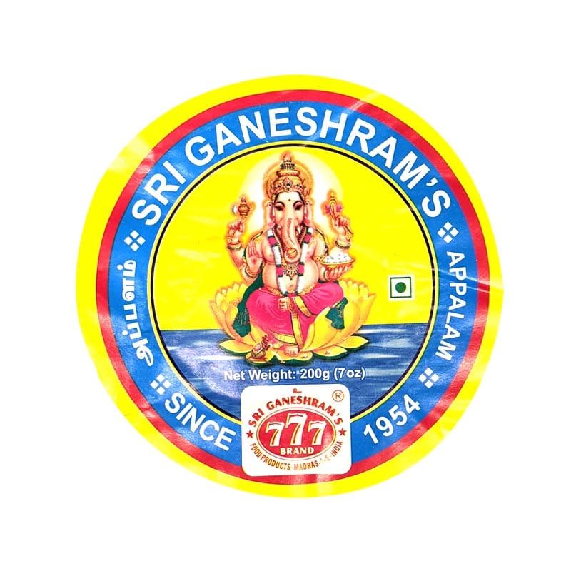 777 Appalam / Papadam 200g^ - Shaalis.com