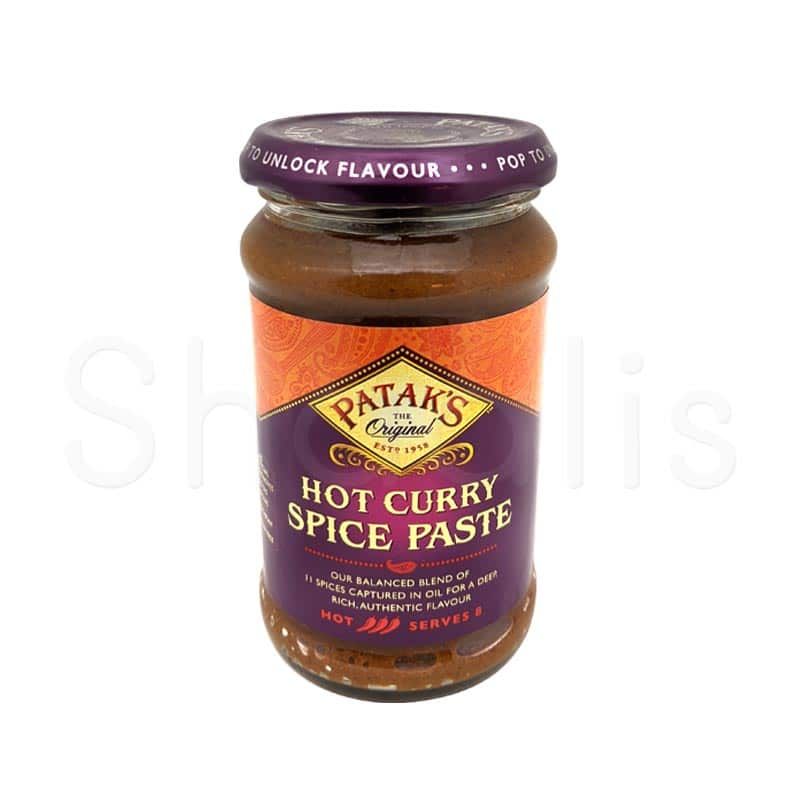 Patak's Hot Curry Spice Paste 283g - Shaalis.com