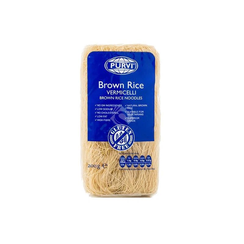 Purvi Rice Vermicelli Brown 200g^ - Shaalis.com