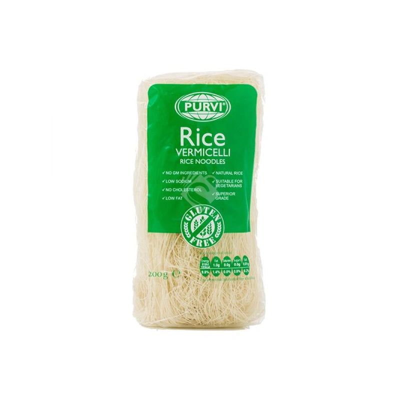 Purvi Rice Vermicelli White 200g^ - Shaalis.com